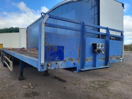 2005 SDC Triaxle Extendable Flat Trailer