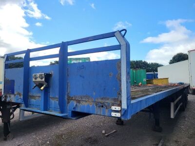 2005 SDC Triaxle Extendable Flat Trailer - 2