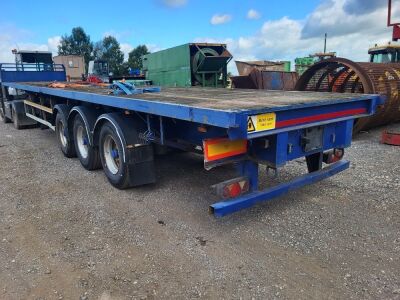 2005 SDC Triaxle Extendable Flat Trailer - 3