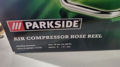 Unused Parkside 20M Air Compressor Hose Reel - 2