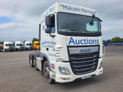 2016 DAF XF460 Space Cab 6x2 Midlift Tractor Unit