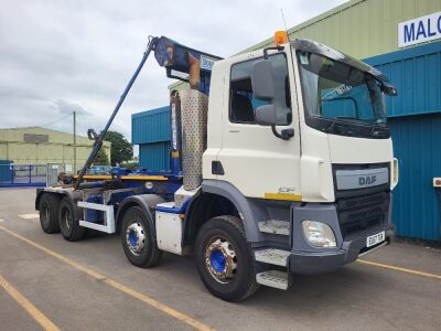 2017 DAF CF400 8x4 Hook Loader - 2