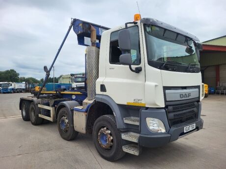 2017 DAF CF400 8x4 Hook Loader