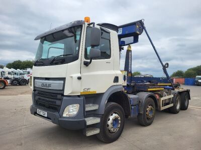 2017 DAF CF400 8x4 Hook Loader - 2