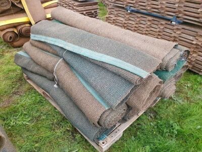 19 x Rolls 6' Various Length Green Matting - 3