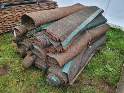 19 x Rolls 6' Various Length Green Matting - 4