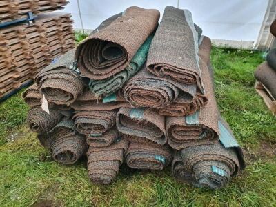 19 x Rolls 6' Various Length Green Matting - 5