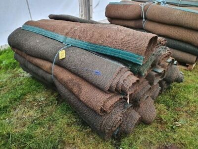 19 x Rolls 6' Various Length Green Matting - 6