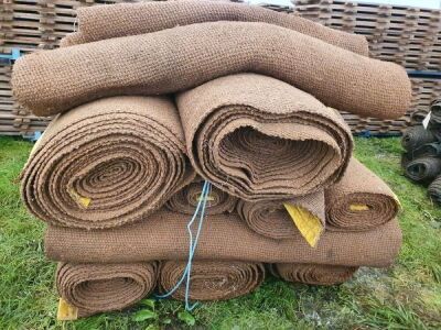 14 x Rolls 4' 6' Various Length Natural Matting - 2