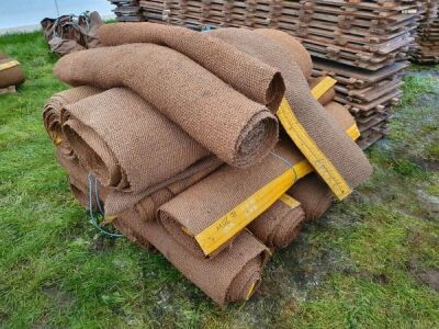 14 x Rolls 4' 6' Various Length Natural Matting - 3