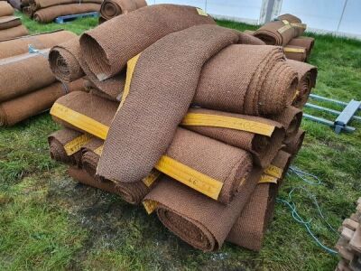 14 x Rolls 4' 6' Various Length Natural Matting - 4