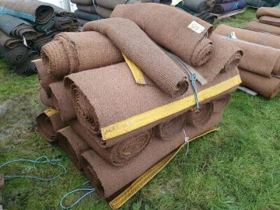 14 x Rolls 4' 6' Various Length Natural Matting - 6