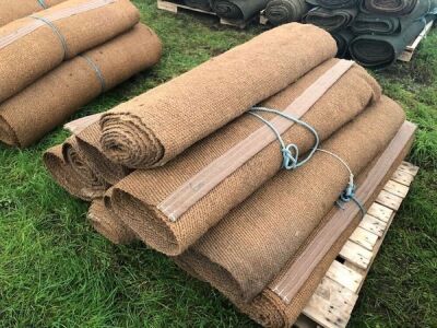 10 x Rolls 4' x 6" Various Length Natural Matting - 2