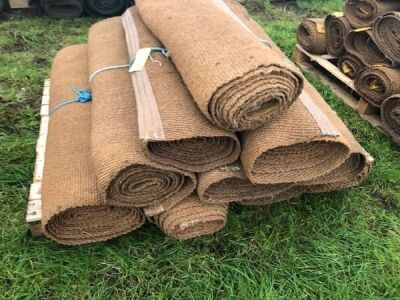 10 x Rolls 4' x 6" Various Length Natural Matting - 3