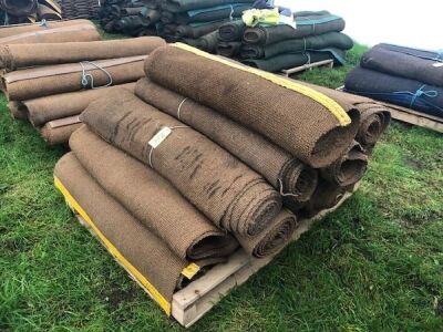 16 x Rolls 20ft Various Width Natural Matting - 3