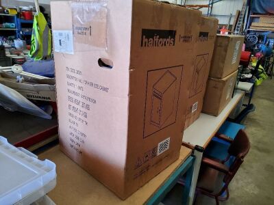 Unused & Unopened Black Halfords 1 Drawer Side Cabinet