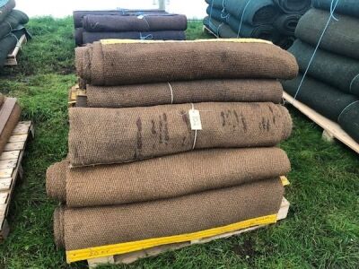 16 x Rolls 20ft Various Width Natural Matting - 4