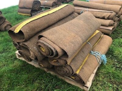 16 x Rolls 20ft Various Width Natural Matting - 5