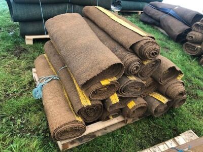 16 x Rolls 20ft Various Width Natural Matting - 6