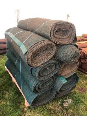 9 x Rolls 4' x 60' Various Length Green Matting - 4