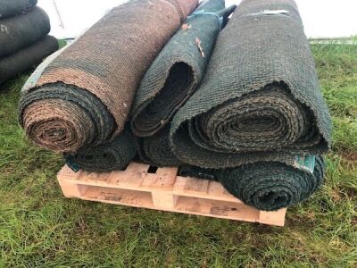 6 x Rolls 6' Various Length Green Matting - 2