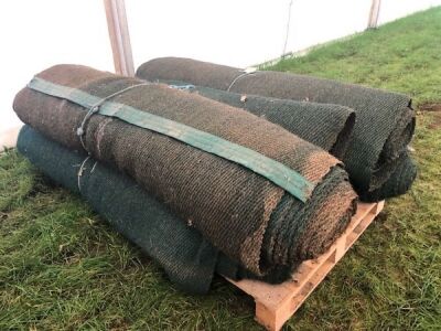 6 x Rolls 6' Various Length Green Matting - 3