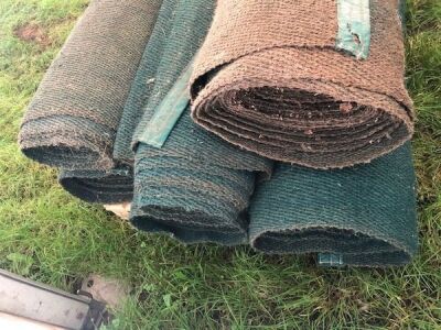 6 x Rolls 6' Various Length Green Matting - 5