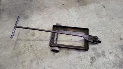 Vintage Cast Iron Welding Trolley