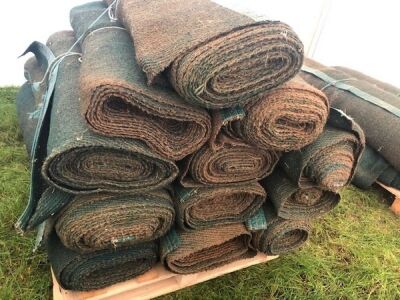 12 x Rolls 6' x 12m Various Length Green Matting - 2