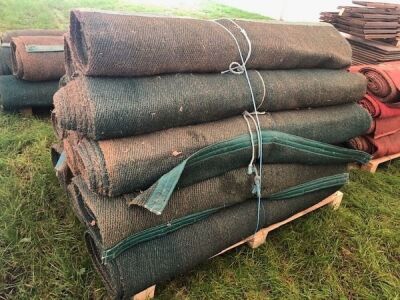 12 x Rolls 6' x 12m Various Length Green Matting - 3