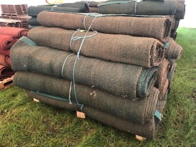 12 x Rolls 6' x 12m Various Length Green Matting - 5