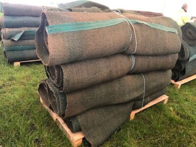 8 x Rolls 6' x 60' Various Length Green Matting - 5