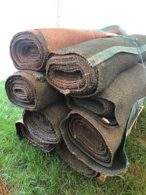 8 x Rolls 6' x 60' Various Length Green Matting - 5