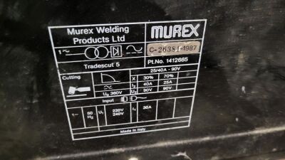 Murex Tradescut 5 Air Plasma Cutter - 5