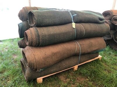 8 x Rolls 6' x 60' Various Length Green Matting - 3