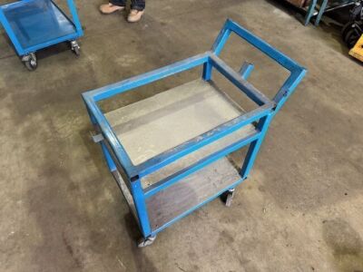 2 Shelf 4 Wheeled Trolley