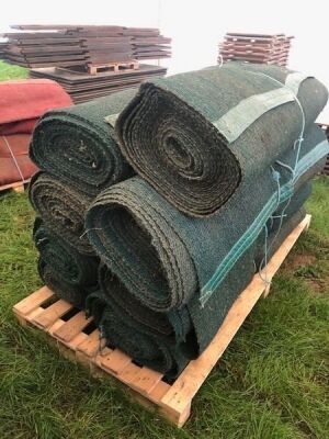 8 x Rolls 6' x 15m Various Length Green Matting - 2