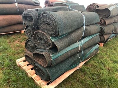 8 x Rolls 6' x 15m Various Length Green Matting - 6