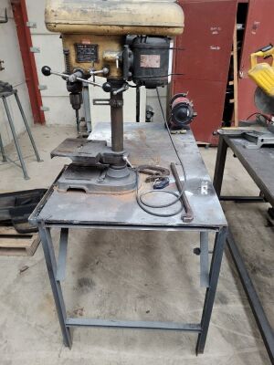 Steel Workbench with Fobco Pillar Drill & Sealey Heavy Duty Bench Grinder - 4