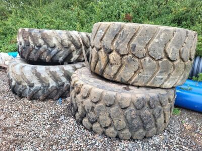 4 x Plant Tyres