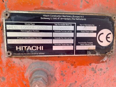 2018 Hitachi ZW220-6 Wheeled Loader - 4