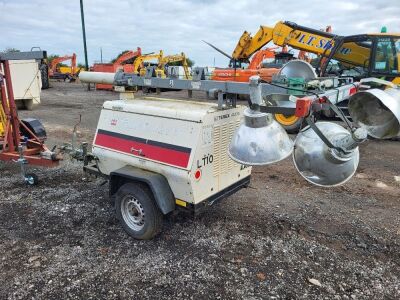 2006 Terex Amida Single Axle Drawbar Lighting Tower