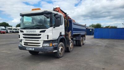 2014 Scania P360 8x4 Grab Loader