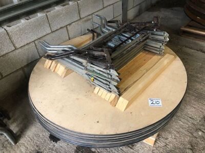 Unused 8 x 5' Round Table Tops 