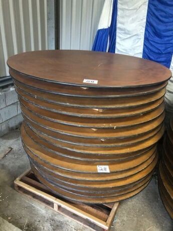 15 x 5' Portable Floormaker Round Tables