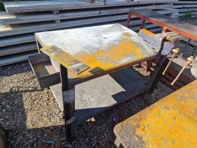Steel Workbench + Vice