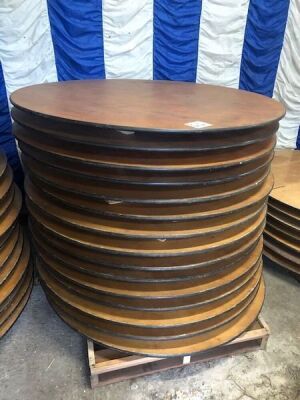 15 x 5' Portable Floormaker Round Tables