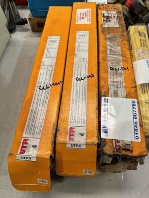 Quantity of Unused Welding Rods