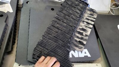 3x Scania Plastic Mud Flaps with Anti Spray - 2
