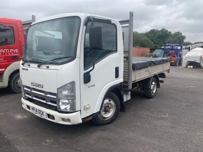 2014 Isuzu Grafter N35 120 3.5ton 4x2 Alloy Body Dropside Flat